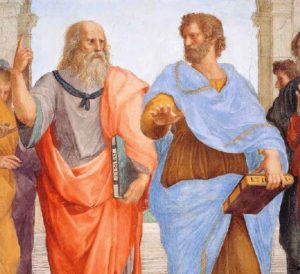 Platon et Aristote peint par Raphaël